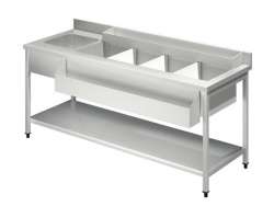 Bar Station 240x60x86cm Inox