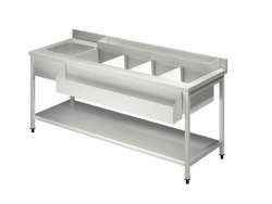 Μεταλλικό Bar Station με Διαστάσεις 140x60x86cm Procal Inox