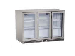 Dynamic GN-320L Ψυγείο Bar Cooler INOX με 3 ανοιγόμενες πόρτες