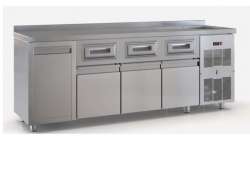 ΨΥΓΕΙΟ - Ερμάριο καφέ & αμπάρι 220x70x87cm (πόστο)PSCAF225.ΑΒ