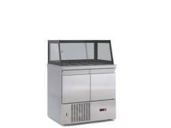 Ψυγείο σαλατών συντήρηση PSM9070SALAD με 2 πόρτες με μηχανή κάτω	