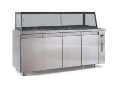 Ψυγείο σαλατών συντήρηση PS19570SALAD με 4 πόρτες χωρίς μηχανή