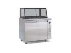 Ψυγείο salad bar συντήρηση PS10570BAR με 2 πόρτες χωρίς μηχανή	