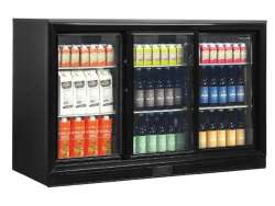 DB301S-3 Βιτρίνα συντήρησης Back Bar με συρόμενες πόρτες 300lt